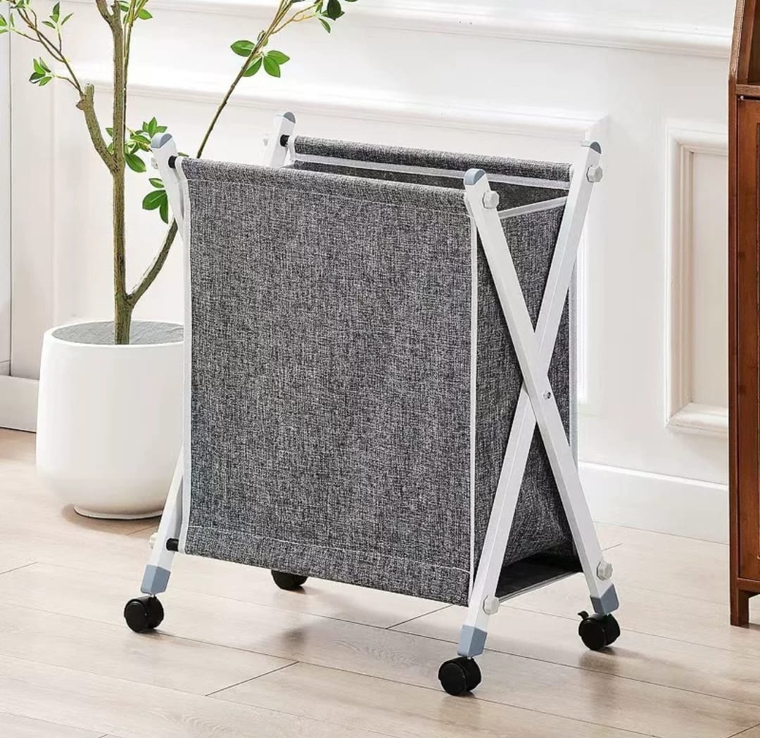 Laundry Basket with Stand Wheels