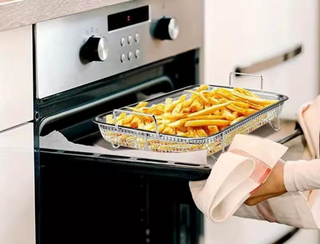 Air fryer basket for oven