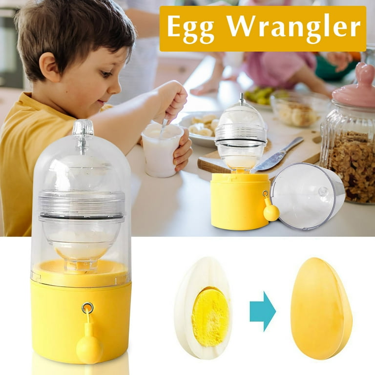Easy to operate by rope egg mixer