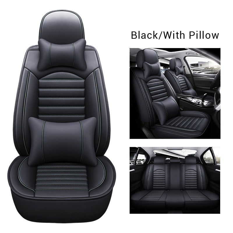 5 Pcs PVC Leather Car Seat Covers