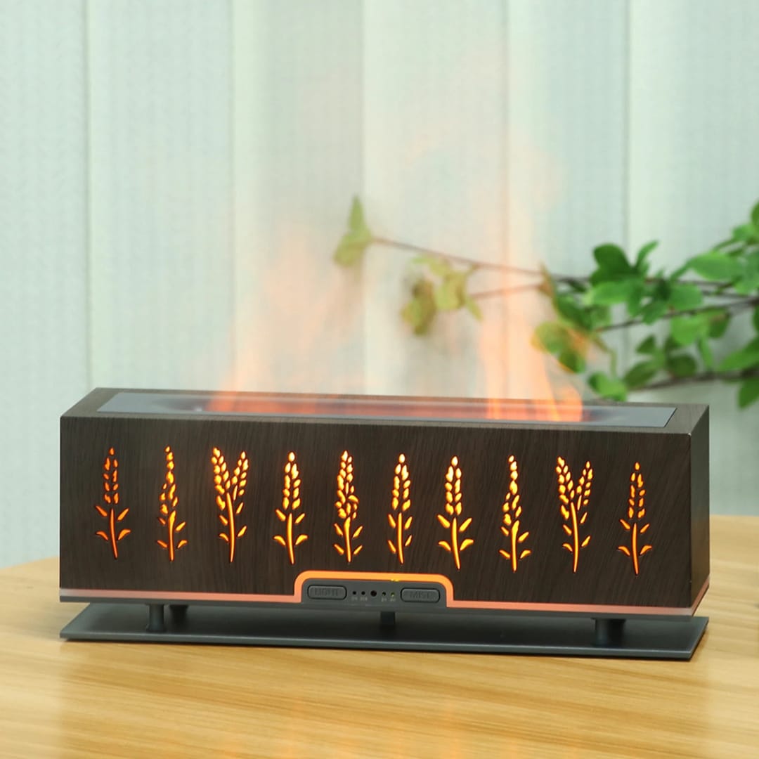 Simulation flame electronic air humidifier