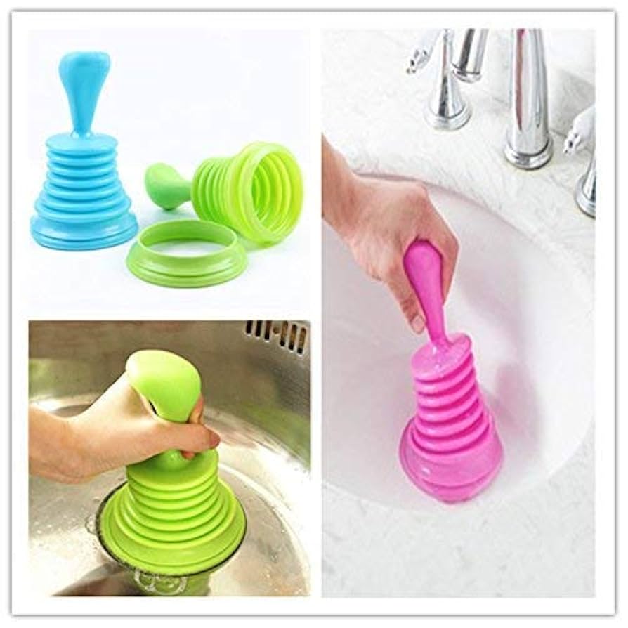 silicone sink unblocker pump
