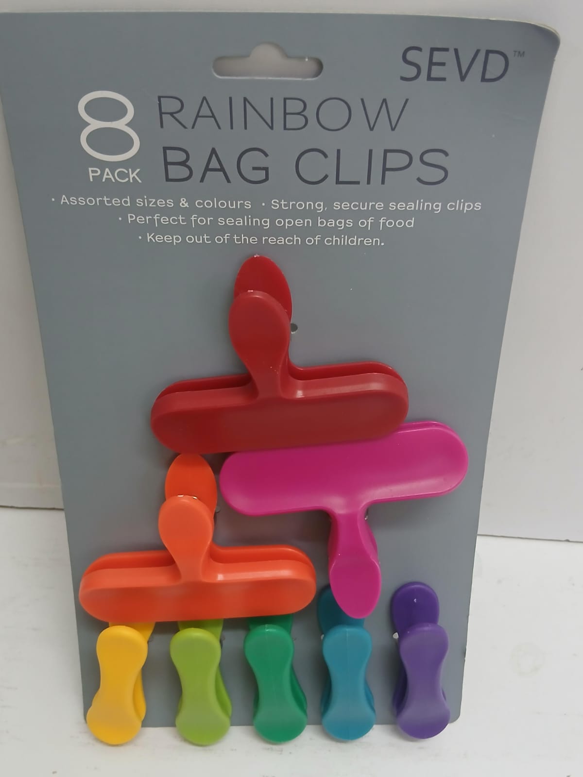 8 pcs Multifunctional bag sealing clip