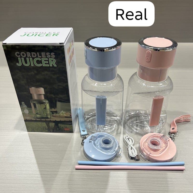 1600ml 2in1 cordless juicer blender bottle rechargeable DM689