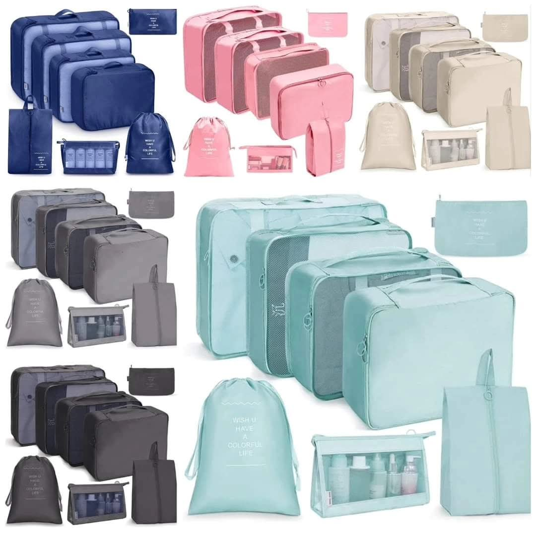 Luggage Travel Organizers For Suitcase With Toiletry Case