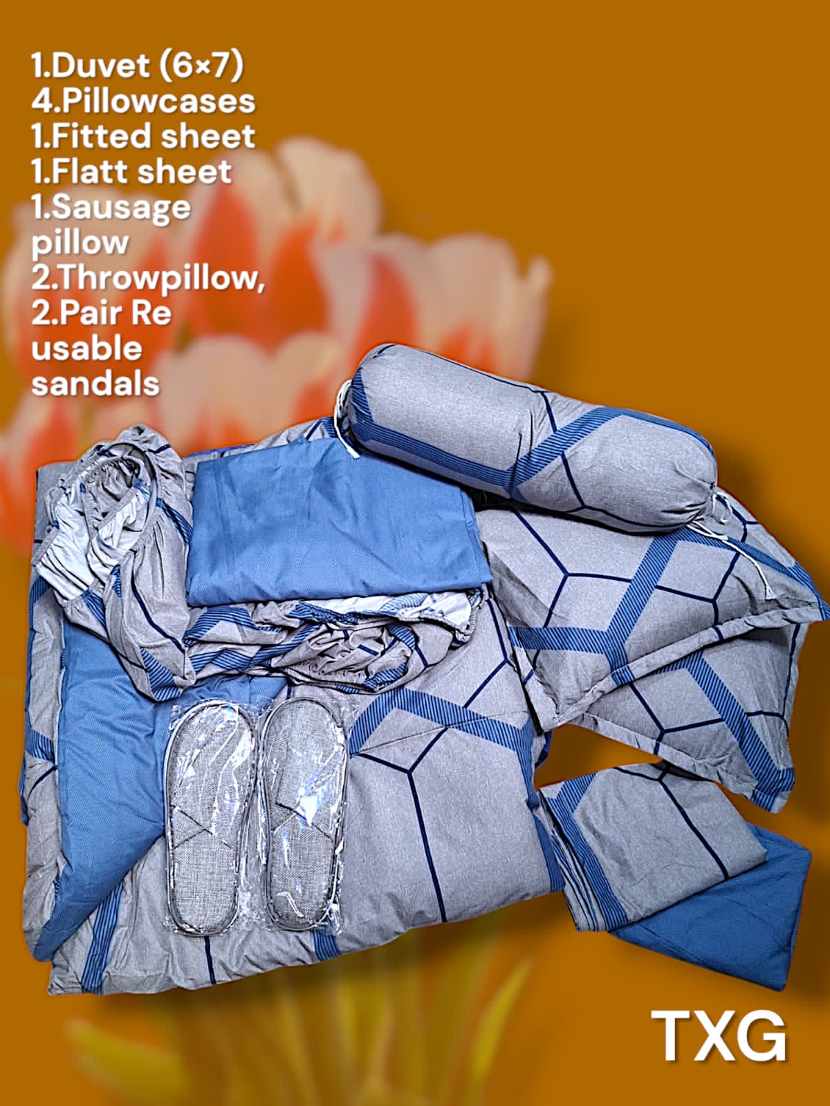 12pc binded duvet
