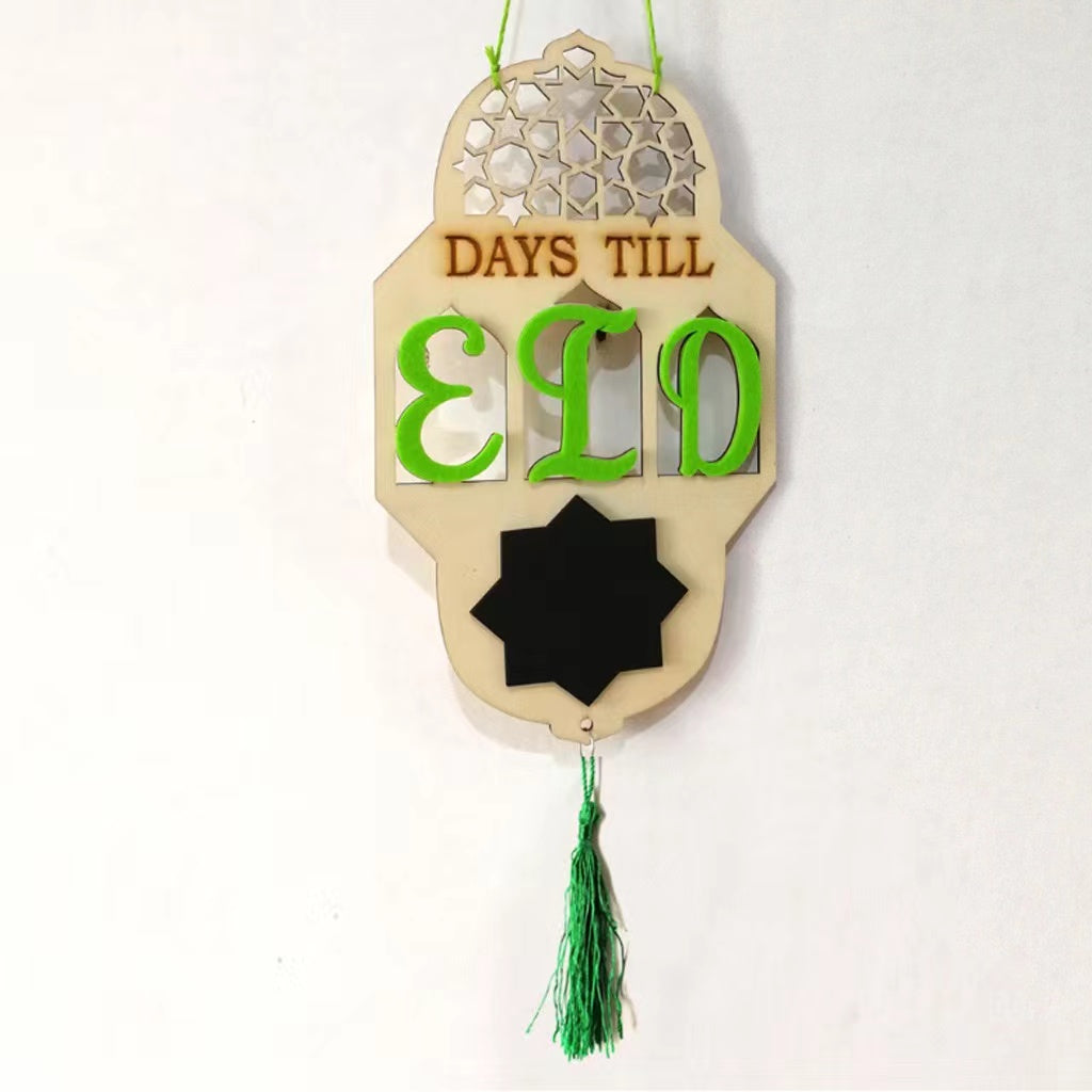 Days to Eid countdown Decor